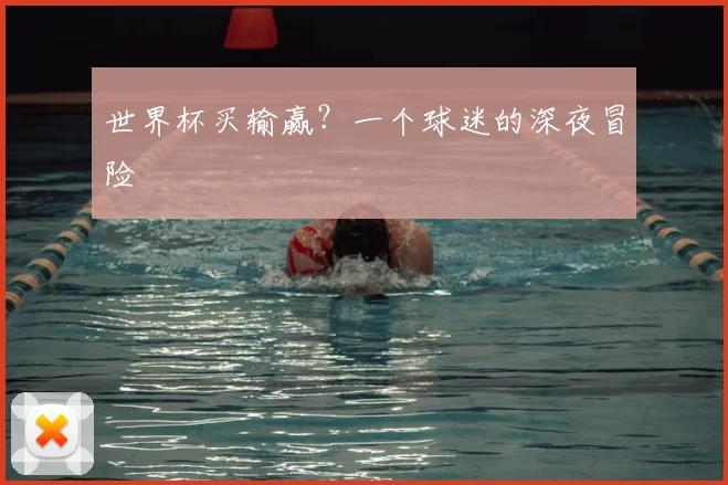 世界杯买输赢？一个球迷的深夜冒险